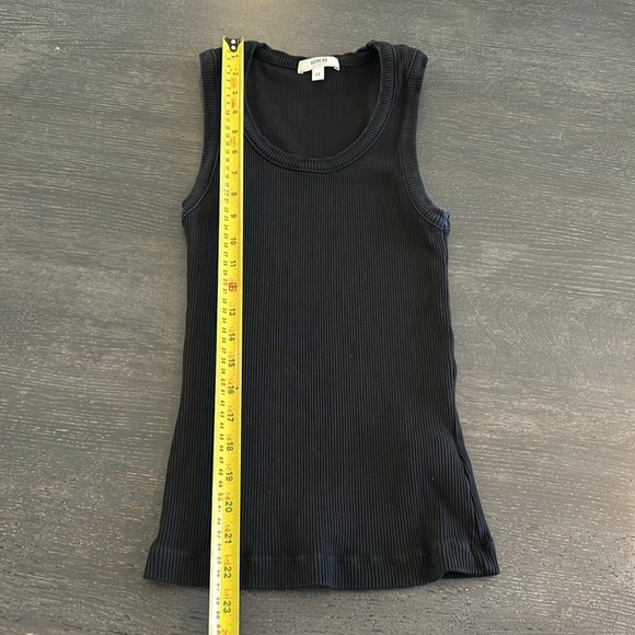 AGOLDE  Ribbed Poppy Tank in Black - Picture 10 of 11